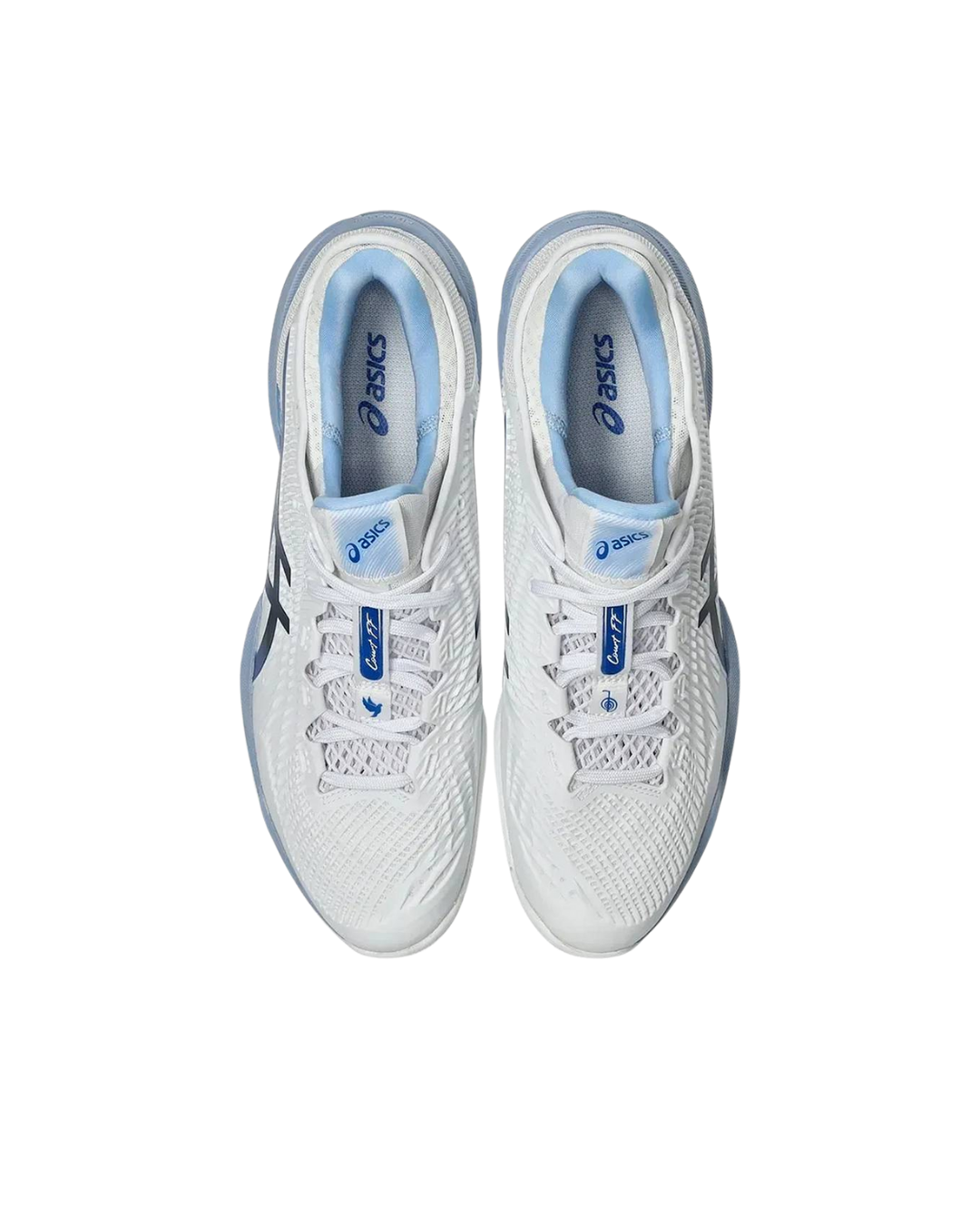 ASICS COURT FF WHITE/TUNA BLUE NOVAK