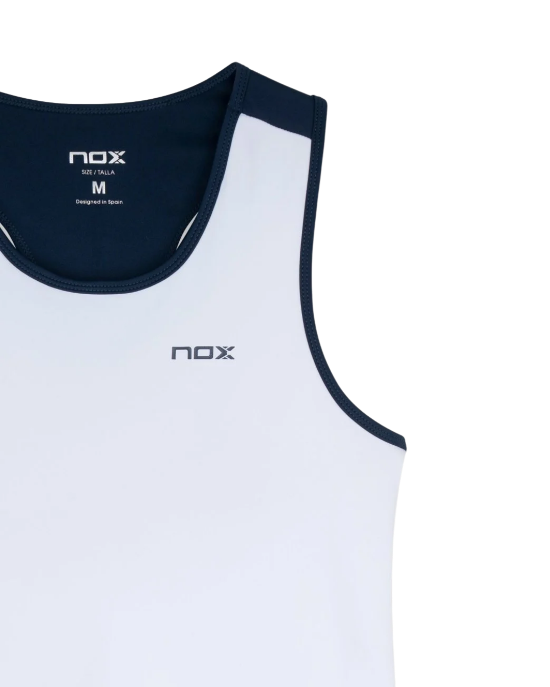 NOX CAMISETA TIRANTES TEAM WHITE NAVY