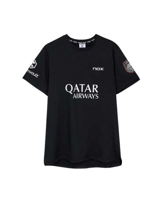 CAMISETA SPONSPORS AT10 BLACK AGUSTÍN TAPIA