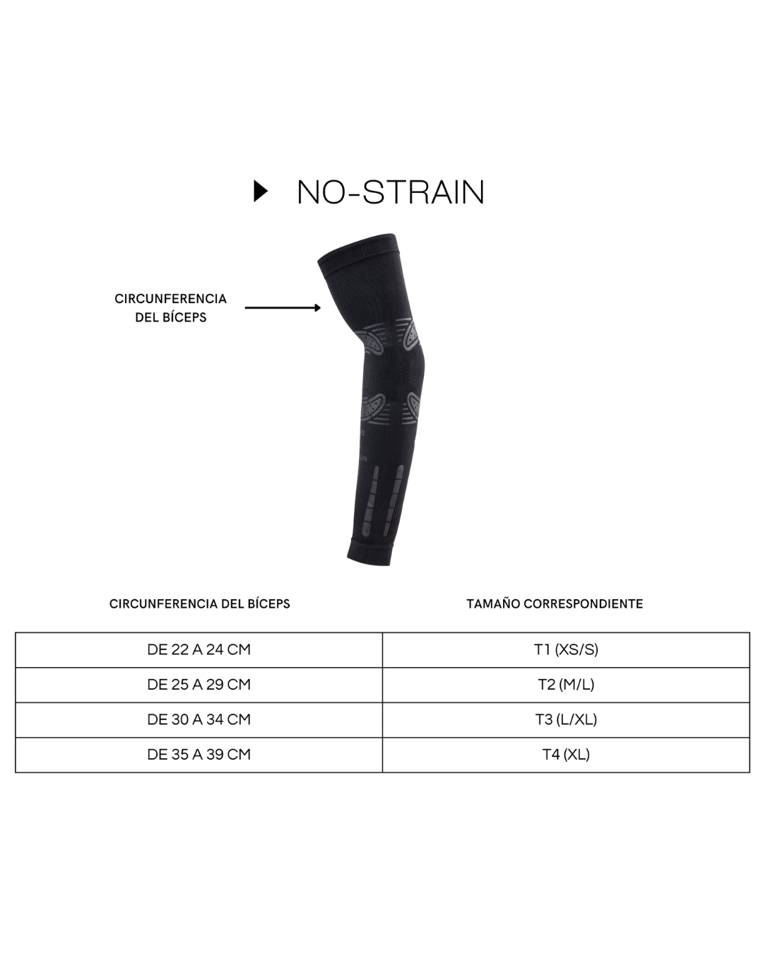 FLOKY NO STRAIN MANGA DE COMPRESIÓN BLANCA