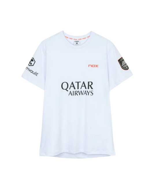 CAMISETA SPONSPORS AT10 WHITE AGUSTÍN TAPIA