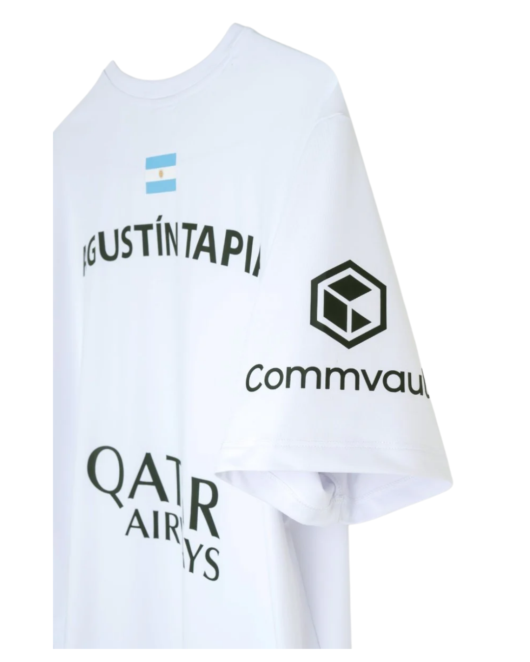 CAMISETA SPONSPORS AT10 WHITE AGUSTÍN TAPIA