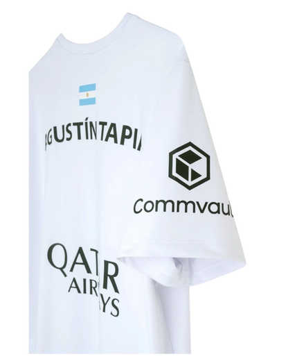 CAMISETA SPONSPORS AT10 WHITE AGUSTÍN TAPIA