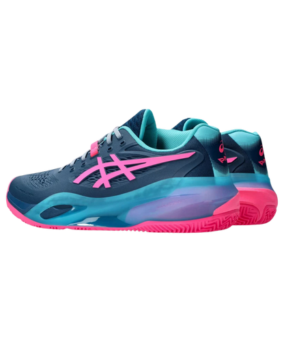 ASICS MEN SHOES GEL-RESOLUTION X BLUE/HOT PINK CALZADO DE PÁDEL