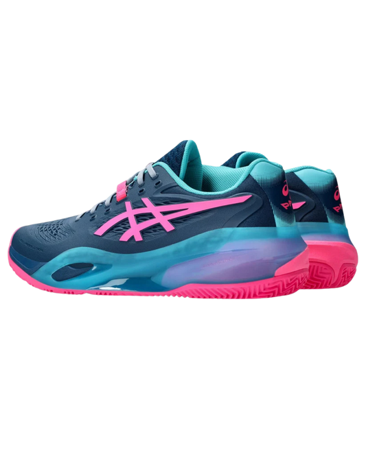 ASICS MEN SHOES GEL-RESOLUTION X BLUE/HOT PINK CALZADO DE PÁDEL