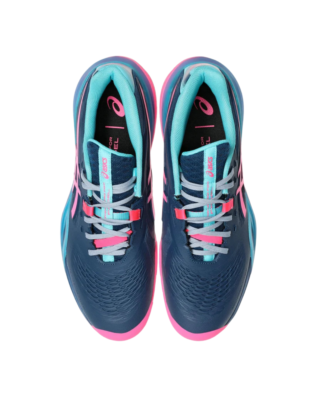 ASICS MEN SHOES GEL-RESOLUTION X BLUE/HOT PINK CALZADO DE PÁDEL