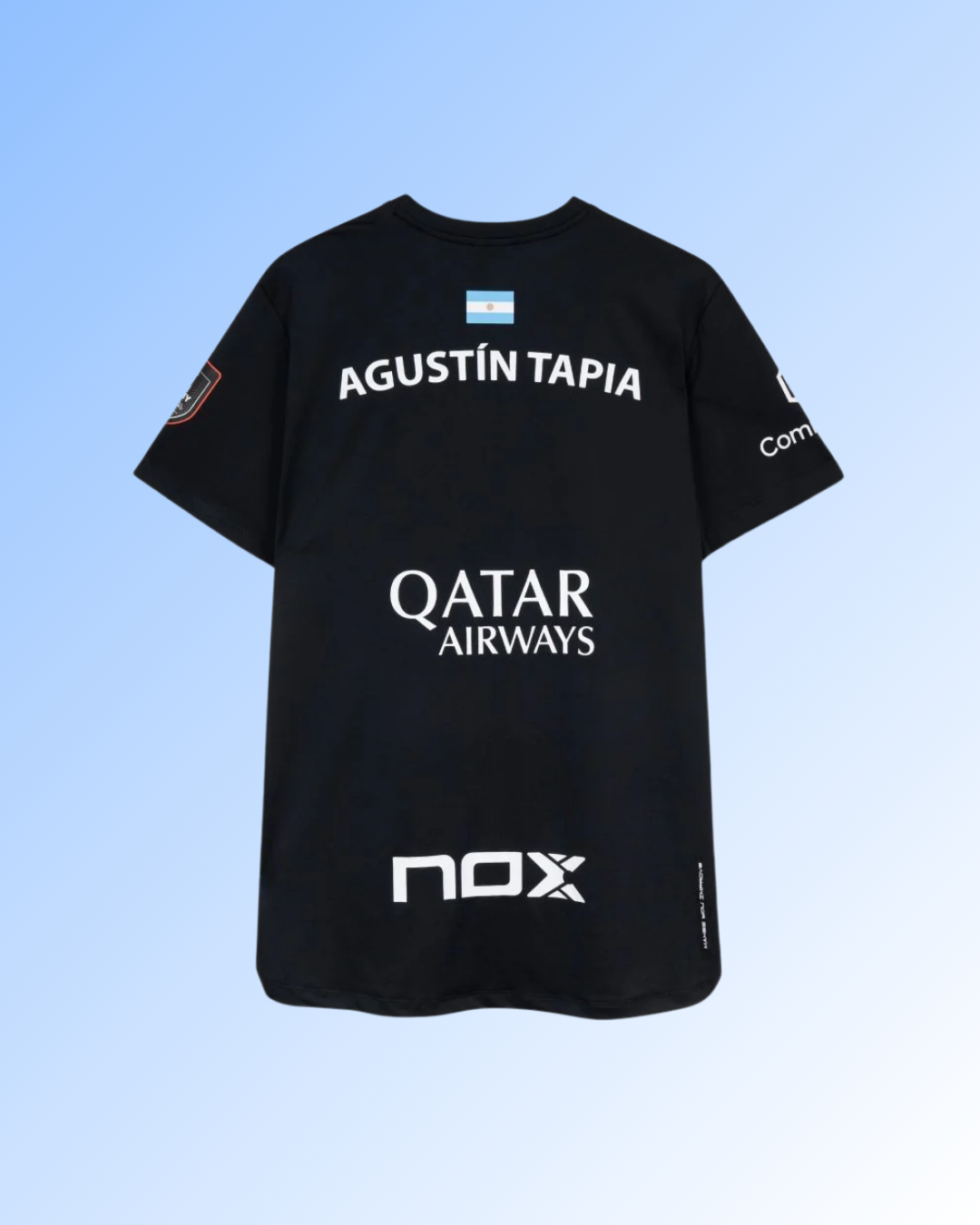 CAMISETA SPONSPORS AT10 BLACK AGUSTÍN TAPIA