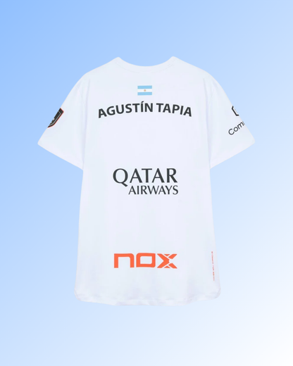 CAMISETA SPONSPORS AT10 WHITE AGUSTÍN TAPIA