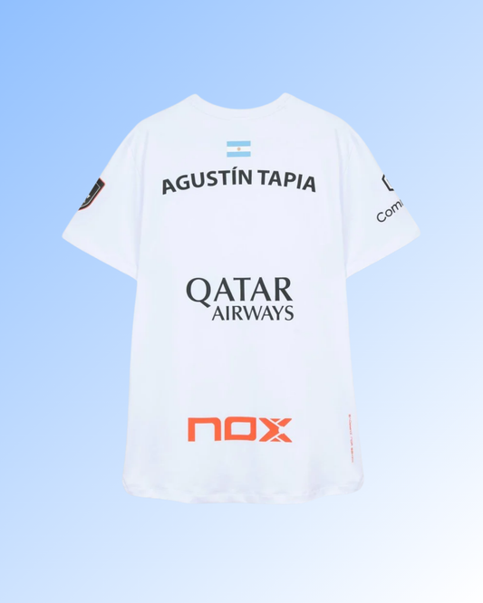 CAMISETA SPONSPORS AT10 WHITE AGUSTÍN TAPIA