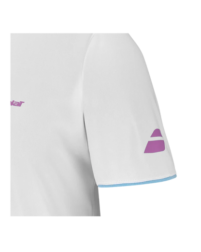 BABOLAT CREW NECK TEE LEBRON WHITE
