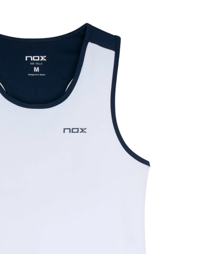 NOX CAMISETA TIRANTES TEAM WHITE NAVY