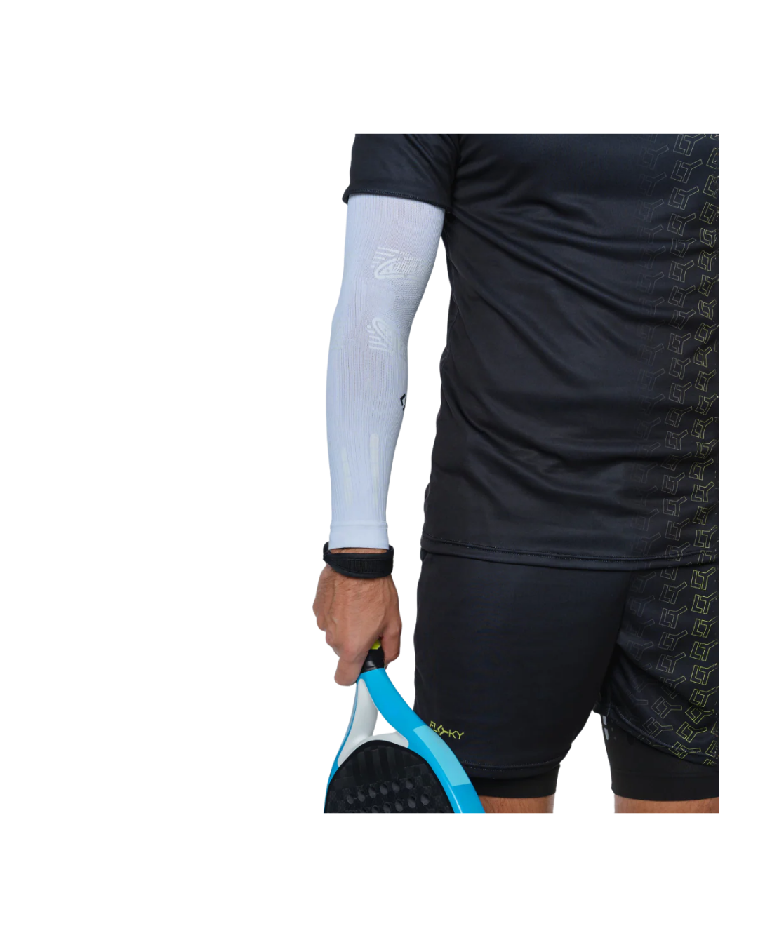 FLOKY NO STRAIN MANGA DE COMPRESIÓN BLANCA