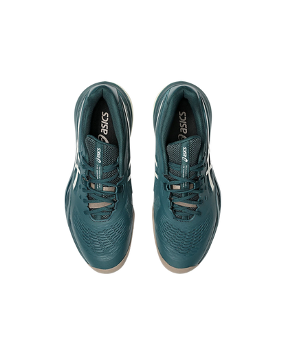 ASICS MEN SHOES GEL-RESOLUTION X SAXON GREEN/ BIRCH CALZADO DE PÁDEL