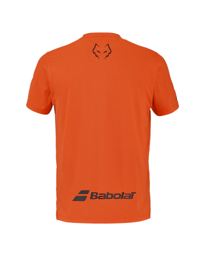 BABOLAT CREW NECK TEE LEBRON RED ORANGE