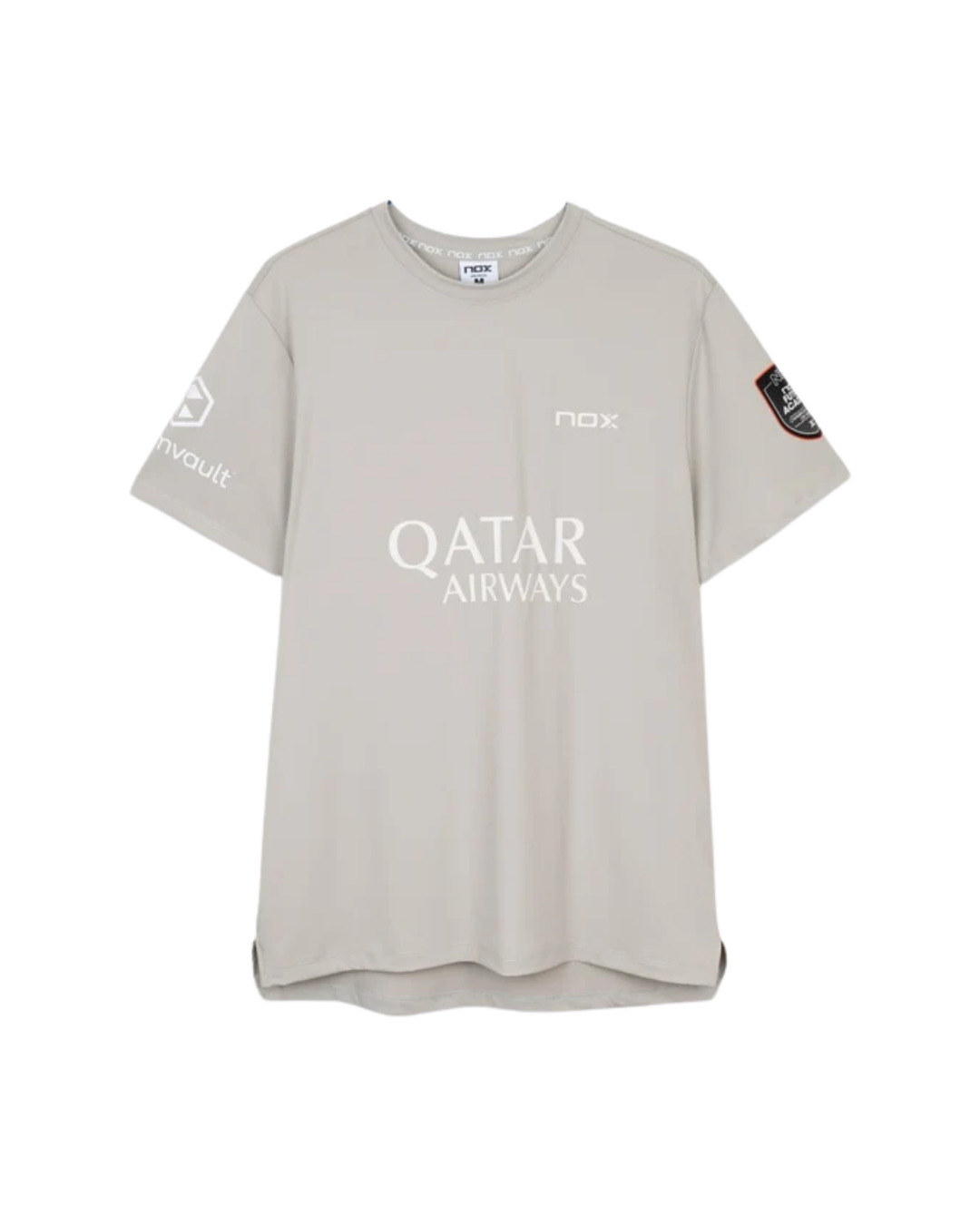 CAMISETA SPONSPORS AT10 LIGHT GREY AGUSTÍN TAPIA