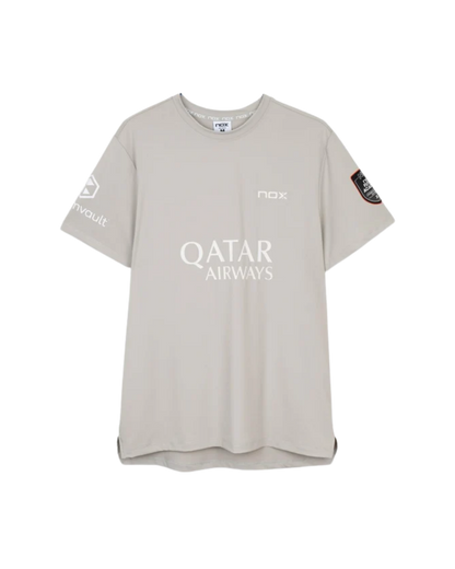 CAMISETA SPONSPORS AT10 LIGHT GREY AGUSTÍN TAPIA