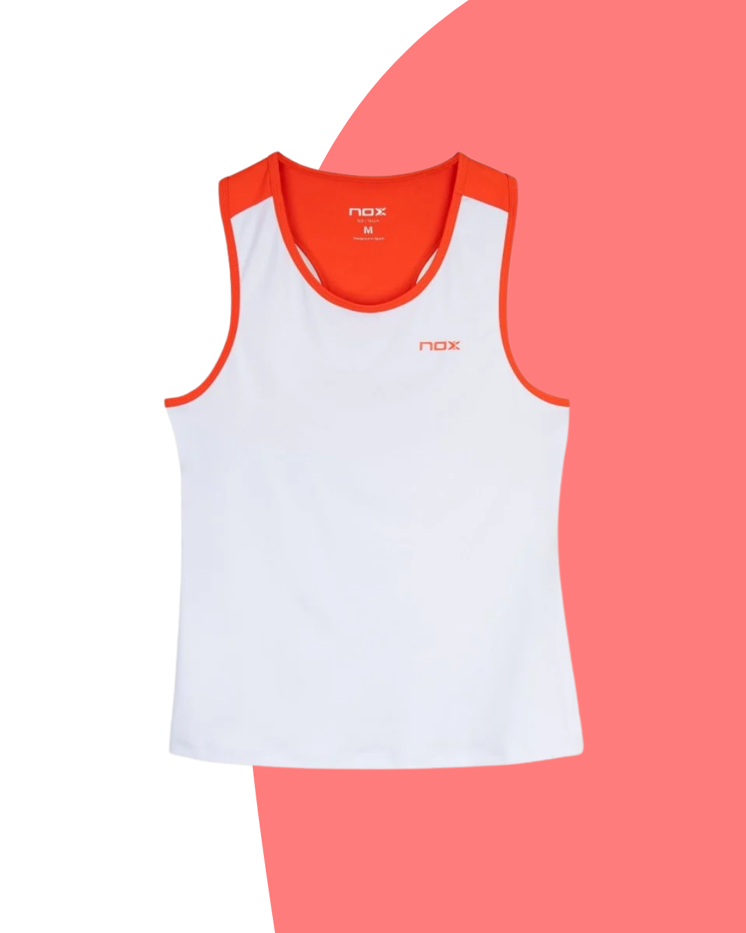NOX CAMISETA TIRANTES TEAM WHITE RED