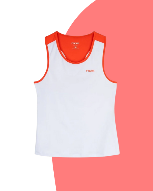 NOX CAMISETA TIRANTES TEAM WHITE RED