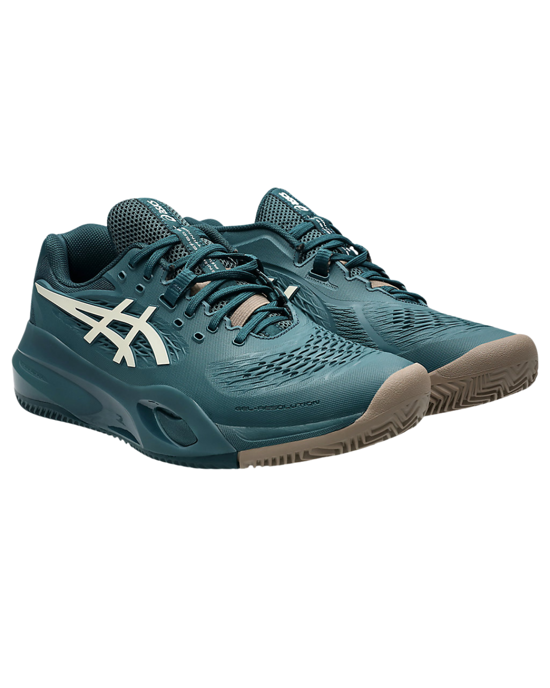 ASICS MEN SHOES GEL-RESOLUTION X SAXON GREEN/ BIRCH CALZADO DE PÁDEL