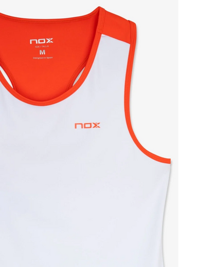 NOX CAMISETA TIRANTES TEAM WHITE RED