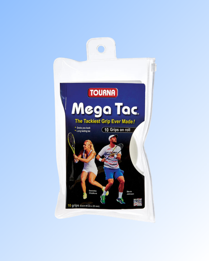 GRIPS TOURNA MEGA TAC BLANCO 10 UNIDADES