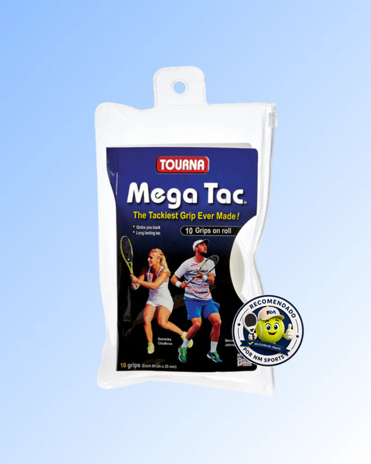 GRIPS TOURNA MEGA TAC BLANCO 10 UNIDADES