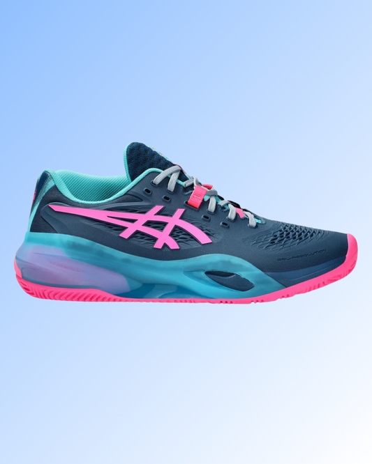 ASICS MEN SHOES GEL-RESOLUTION X BLUE/HOT PINK CALZADO DE PÁDEL