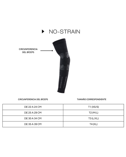 FLOKY NO STRAIN MANGA DE COMPRESIÓN BLANCA