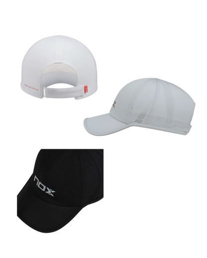 GORRA NOX PRO BLANCA - NEGRA - GRIS
