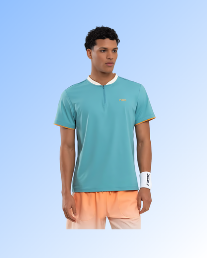 NOX CAMISETA POLO PRO TURQUESA