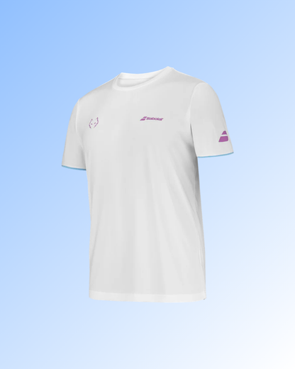 BABOLAT CREW NECK TEE LEBRON WHITE