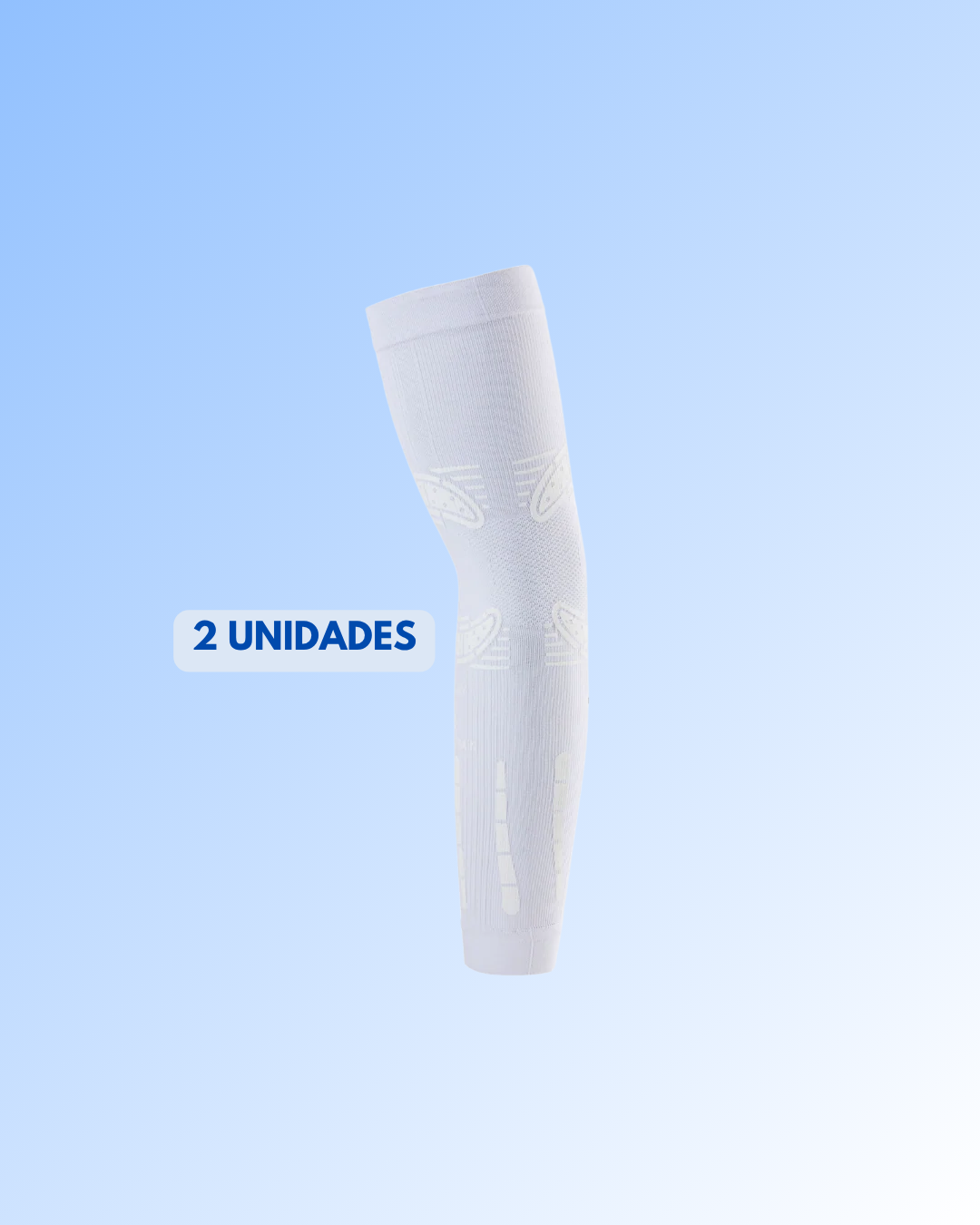 FLOKY NO STRAIN MANGA DE COMPRESIÓN BLANCA