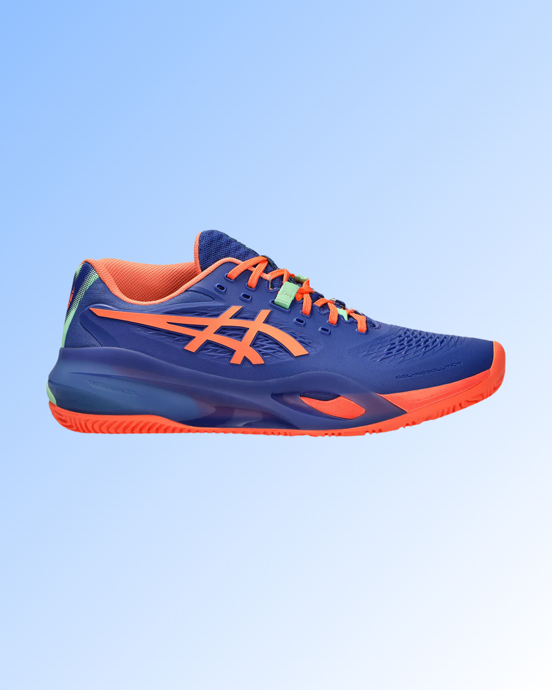 ASICS GEL RESOLUTION X PADEL COBALT/ CORAL MIKE YANGUAS